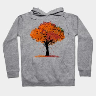 Autumn Leaves Tree Hoodie